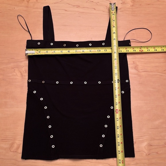 Cache Black Sweater Tube Top w/ Removable Straps Sz M - Picture 12 of 14